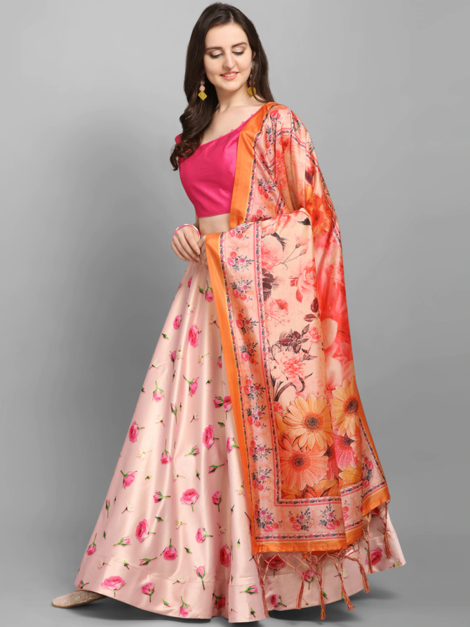 Womens Semi Stiched  Lehenga Choli's