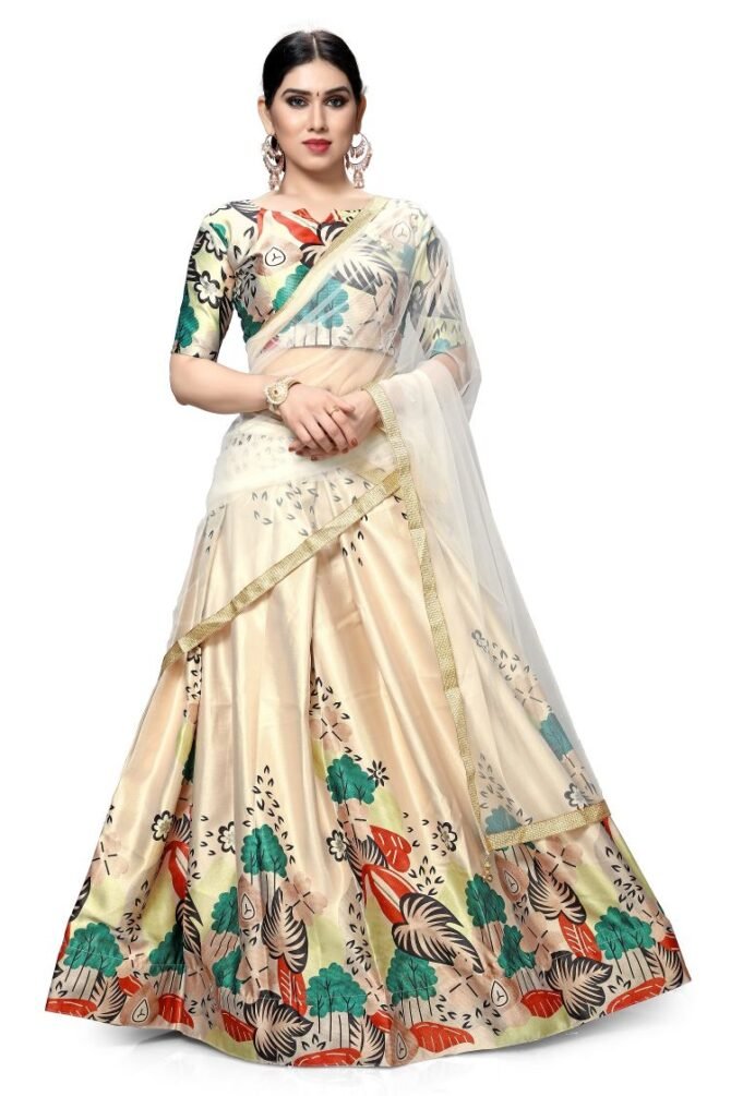 Womens Semi Stiched  Lehenga Choli's