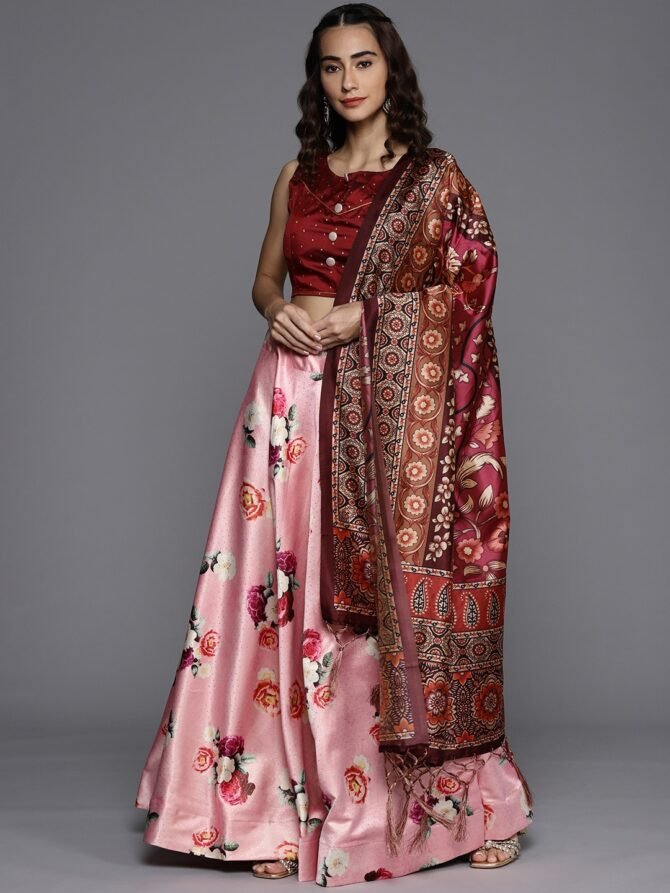 Womens Semi Stiched  Lehenga Choli's