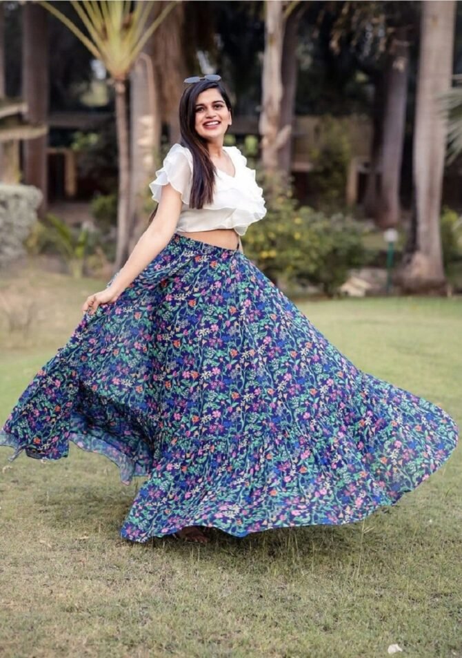 Womens Semi Stiched  Lehenga Choli's