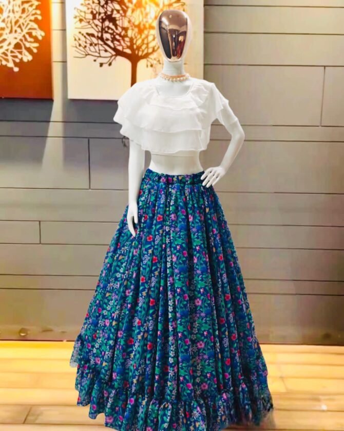 Womens Semi Stiched  Lehenga Choli's