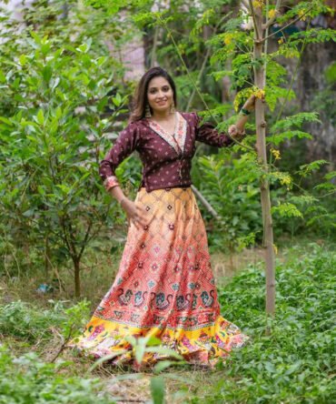 Womens Semi Stiched  Lehenga Choli's