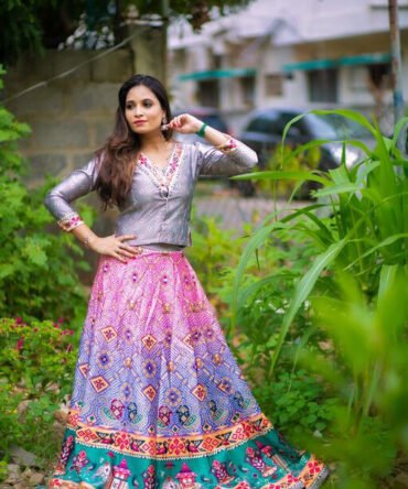 Womens Semi Stiched  Lehenga Choli's