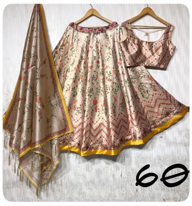 Womens Semi Stiched  Lehenga Choli's