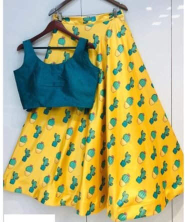 Womens Semi Stiched  Lehenga Choli's
