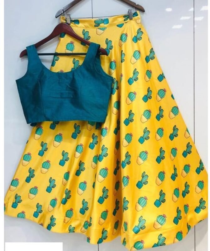 Womens Semi Stiched  Lehenga Choli's