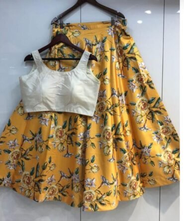 Womens Semi Stiched  Lehenga Choli's