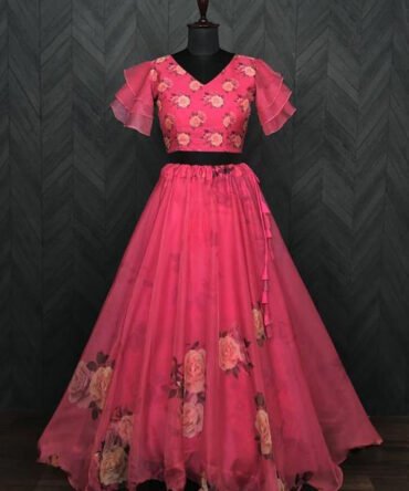 Womens Semi Stiched  Lehenga Choli's