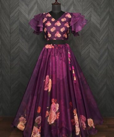 Womens Semi Stiched  Lehenga Choli's