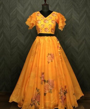 Womens Semi Stiched  Lehenga Choli's