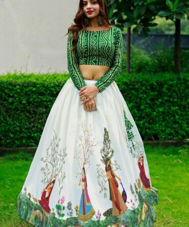 Womens Semi Stiched  Lehenga Choli's