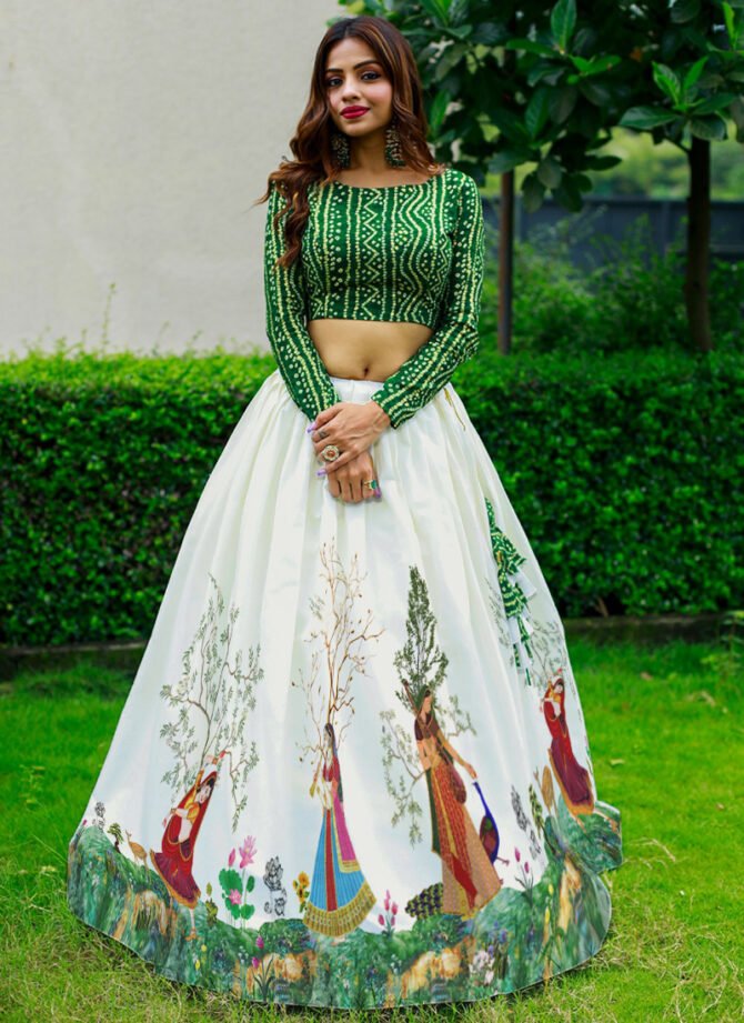 Womens Semi Stiched  Lehenga Choli's