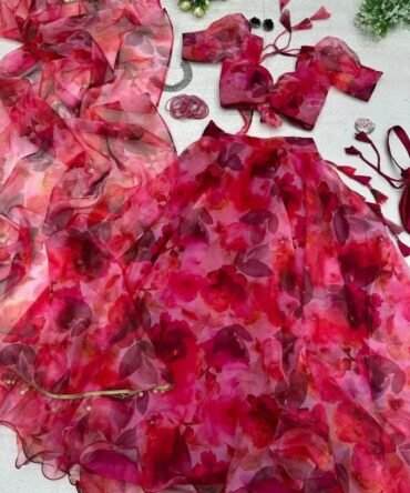 Womens Semi Stiched  Lehenga Choli's