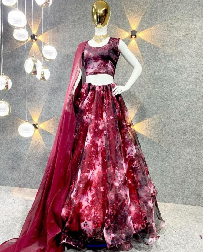 Womens Semi Stiched  Lehenga Choli's