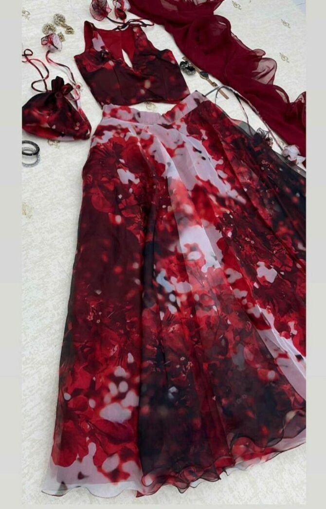 Womens Semi Stiched  Lehenga Choli's