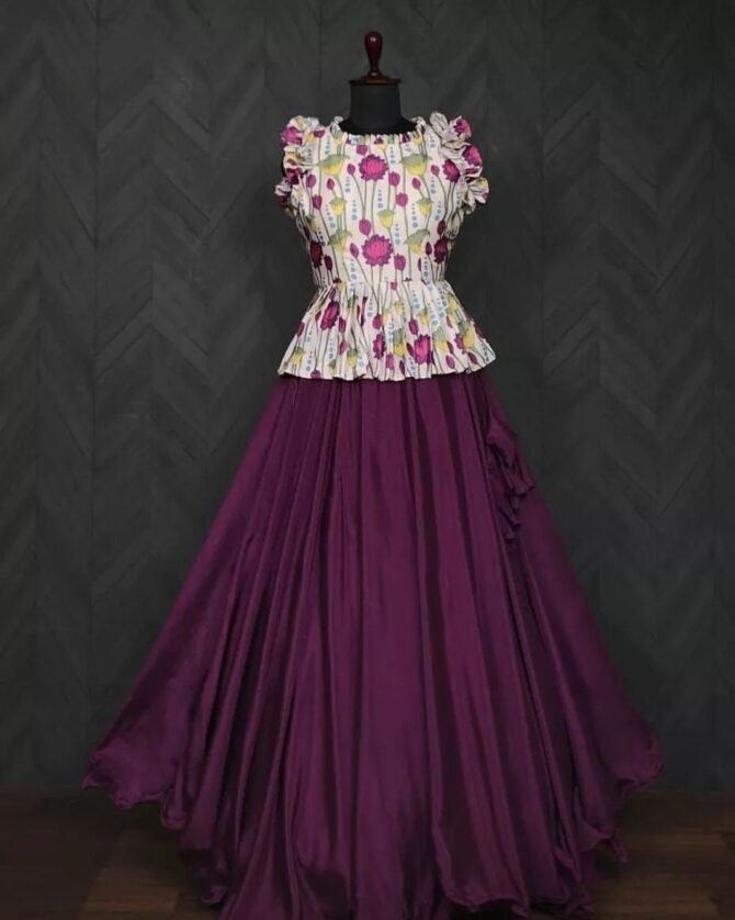 Womens Semi Stiched  Lehenga Choli's
