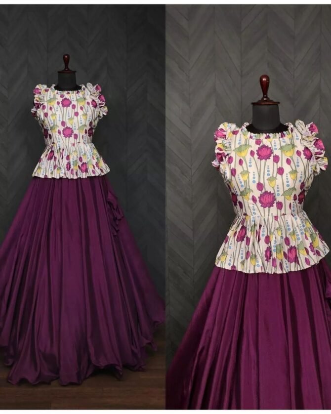 Womens Semi Stiched  Lehenga Choli's