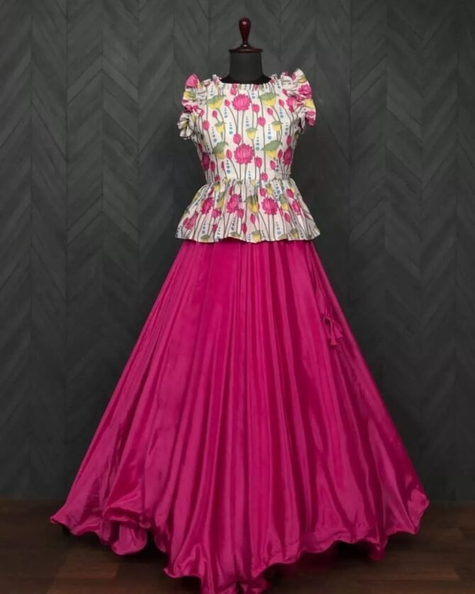 Womens Semi Stiched  Lehenga Choli's