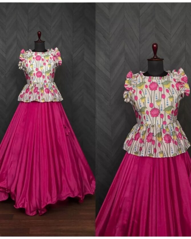 Womens Semi Stiched  Lehenga Choli's