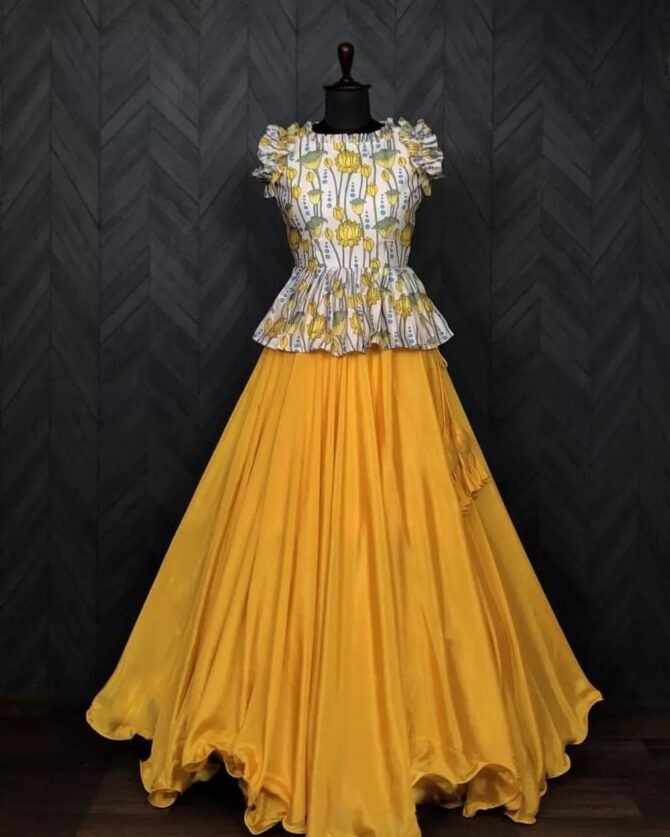 Womens Semi Stiched  Lehenga Choli's