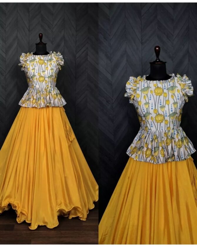 Womens Semi Stiched  Lehenga Choli's