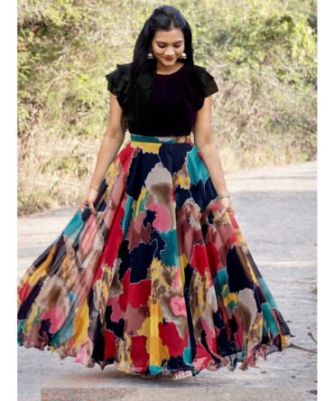 Womens Semi Stiched  Lehenga Choli's