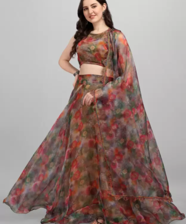Womens Semi Stiched  Lehenga Choli's