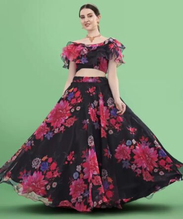 Womens Semi Stiched  Lehenga Choli's