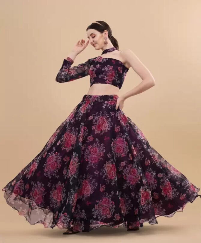 Womens Semi Stiched  Lehenga Choli's