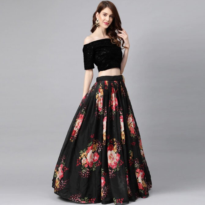 Womens Semi Stiched  Lehenga Choli's