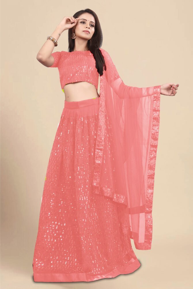 Womens Semi Stiched  Lehenga Choli's