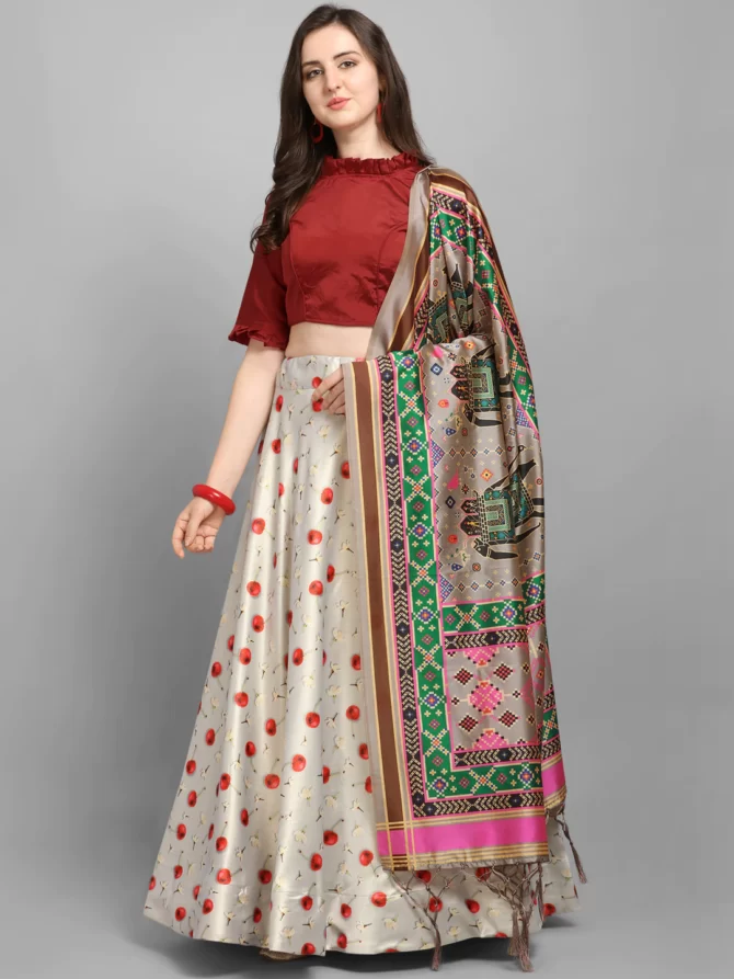 Womens Semi Stiched  Lehenga Choli's