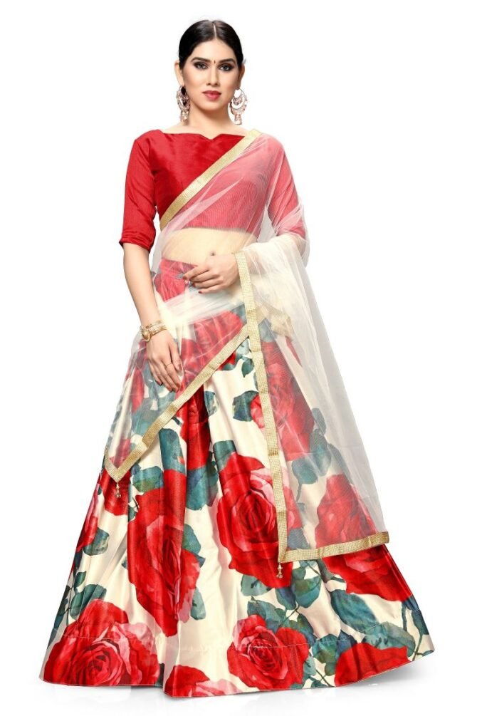 Womens Semi Stiched  Lehenga Choli's