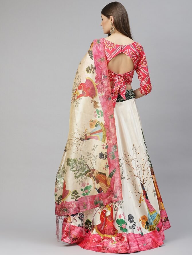 Womens Semi Stiched  Lehenga Choli's